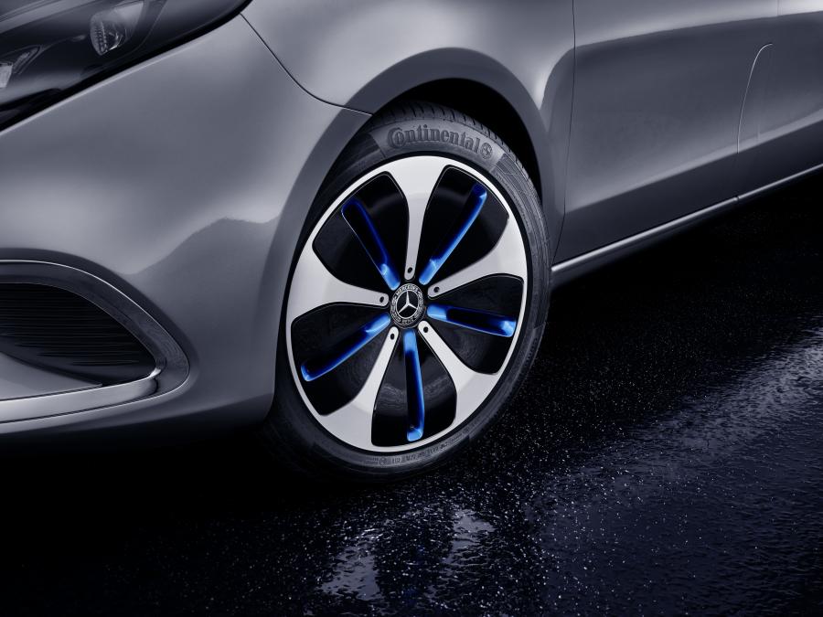 Колеса Mercedes-Benz Concept EQV (W447) 2019 года  (фото 8 из 31)